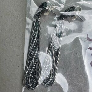 Elegant Silver Dangle Earrings